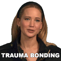 Trauma Bonding Maddie Sticker - Trauma Bonding Maddie Jennifer Lawrence Stickers
