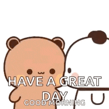 two teddy bears are kissing each other and hearts are flying around them .