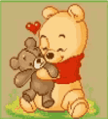 Winnie The Pooh Love GIF - Winnie The Pooh Love Hug GIFs