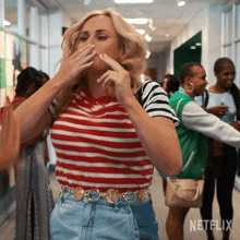 Excited Stephanie Conway GIF - Excited Stephanie Conway Senior Year GIFs