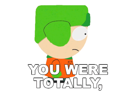 You Were Totally One Hundred Percent Right Kyle Broflovski Sticker - You Were Totally One Hundred Percent Right Kyle Broflovski South Park Stickers