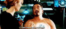 Tony Stark I Dont Have Anyone But You GIF