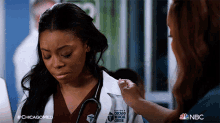 Crying Dr Vanessa Taylor GIF - Crying Dr Vanessa Taylor Chicago Med GIFs