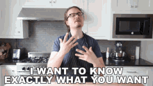 I Want To Know Exactly What You Want Joshua Weissman GIF - I Want To Know Exactly What You Want Joshua Weissman Joshua Weissman Vlog GIFs