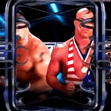 Brock Lesnar Kurt Angle GIF - Brock Lesnar Kurt Angle Wwe Champion GIFs