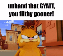 Garfield Garfield Meme GIF - Garfield Garfield Meme Gooner GIFs