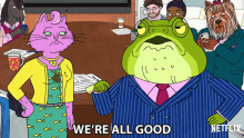 were all good all set its fine dont worry about it princess carolyn