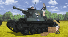 Girls Und Panzers Girl Und Panzers GIF - Girls Und Panzers Girl Und Panzers Panzers GIFs