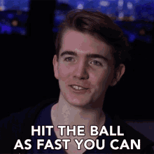 Hit The Ball Fast As You Can GIF - Hit The Ball Fast As You Can Hit It GIFs