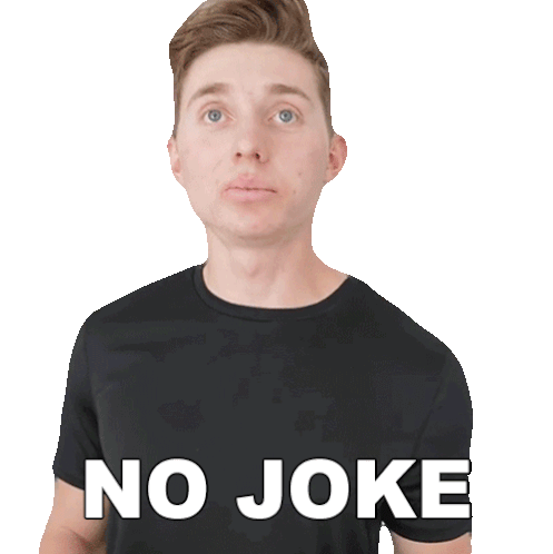 No Joke Brandon William Sticker - No Joke Brandon William Im Not Joking Stickers