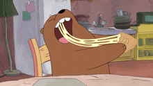 We Bare Bears Grizzly Bear GIF - We Bare Bears Grizzly Bear Calzone GIFs