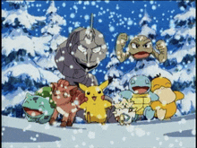 Pikachu'S Winter Vacation Pokemon GIF