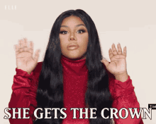 She Get The Crown Lil Kim GIF - She Get The Crown Lil Kim Crown Holder GIFs