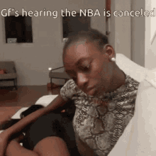 Girlfriends Basketball GIF - Girlfriends Basketball Hearing The Nba Is Cancelled GIFs