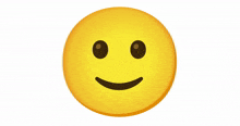 a yellow smiley face with a smile on its face