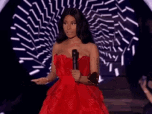Nicki Minaj Well GIF - Nicki Minaj Well Shrug GIFs