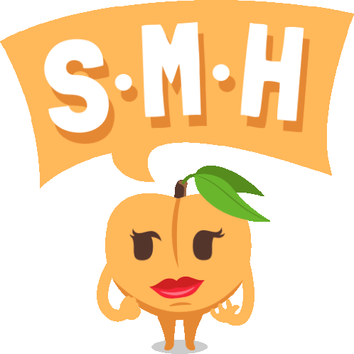 Smh Peach Life Sticker - Smh Peach Life Joypixels Stickers