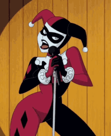 Karaoke Harley Quinn GIF - Karaoke Harley Quinn Animated GIFs