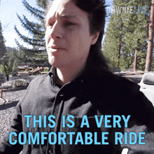This Is A Very Comfortable Ride Michael Downie GIF