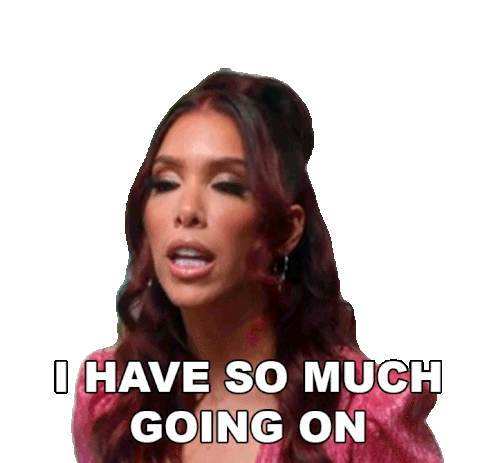 I Have So Much Going On Basketball Wives Orlando Sticker - I Have So Much Going On Basketball Wives Orlando I Have A Too Much On My Plate Stickers
