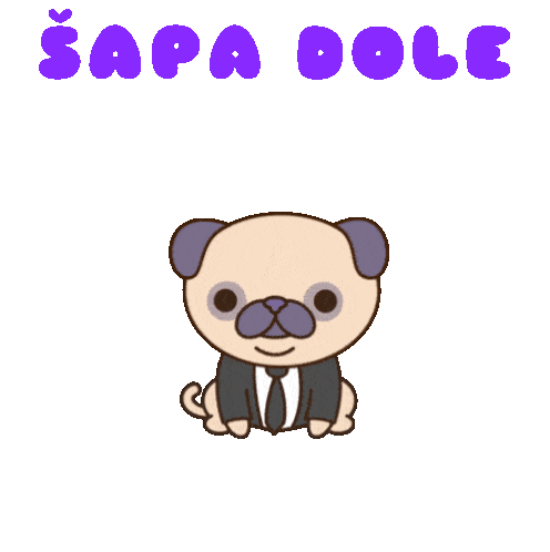 šapa Dole Sapa Dole Sticker - šapa Dole Sapa Dole Paws Off Stickers