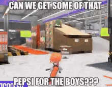Can We Get Some Of That Pepsi For The Boys Splatoon GIF - Can We Get Some Of That Pepsi For The Boys Splatoon Splatoon3 GIFs