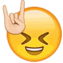 Rock Emoji GIF