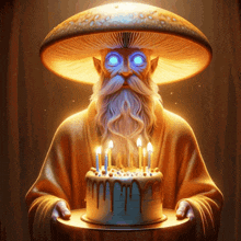 Happy Birthday Mushroom GIF - Happy Birthday Birthday Mushroom GIFs