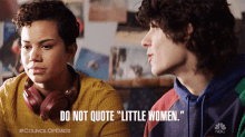 Do Not Quote Little Women Emjay Anthony GIF - Do Not Quote Little Women Emjay Anthony Theo Perry GIFs