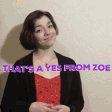 Zoe Yes GIF - Zoe Yes That A Yes GIFs