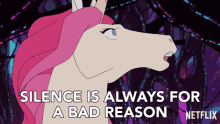 Silence Is Always Bad For A Reason Swift Wind GIF - Silence Is Always Bad For A Reason Swift Wind Shera And The Princesses Of Power GIFs