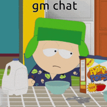 South Park Kyle Broflovski GIF - South Park Kyle Broflovski Gm Chat GIFs