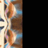 a kaleidoscope with a black background and a few lines