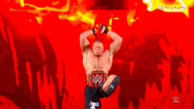 Wrestlemania Brock Lesnar Entrance GIF