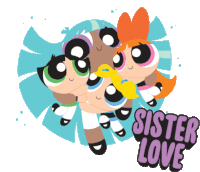 Kawaii Love Sticker - Kawaii Love Sister Love Stickers
