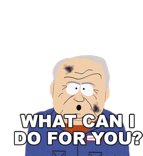 What Can I Do For You Herbert Garrison Sticker - What Can I Do For You Herbert Garrison South Park Stickers