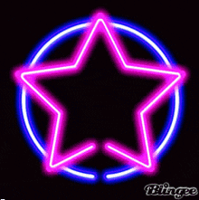 Neon Star Neon Star Sign GIF - Neon Star Neon Star Sign Neon Star Light GIFs