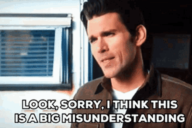 Sorry Misunderstanding GIF - Sorry Misunderstanding Mitchcutty GIFs