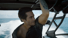 Chilling On Yacht Elwood Dalton GIF - Chilling On Yacht Elwood Dalton Jake Gyllenhaal GIFs