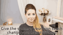 Ponytail Ponytail Hair GIF - Ponytail Ponytail Hair Ponytail Extensions GIFs