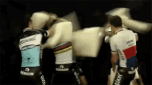 Cycling Pillow Fight GIF - Cycling Pillow Fight Quick Step GIFs