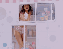 Selena Gomez Ice Cream GIF - Selena Gomez Ice Cream Blackpink GIFs