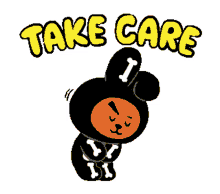 bt21 take care halloween bow cooky