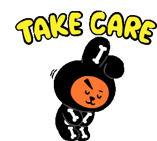 Bt21 Take Care Sticker - Bt21 Take Care Halloween Stickers