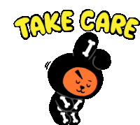 Bt21 Take Care Sticker - Bt21 Take Care Halloween Stickers