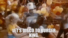 Disco Burger King GIF - Disco Burger King Dinner GIFs