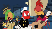 Jose Carioca Donald Duck GIF - Jose Carioca Donald Duck Panchito Pistoles GIFs