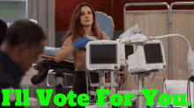 Station19 Carina Deluca GIF - Station19 Carina Deluca Ill Vote For You GIFs