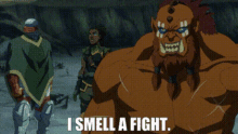 Masters Of The Universe Beast Man GIF - Masters Of The Universe Beast Man I Smell A Fight GIFs