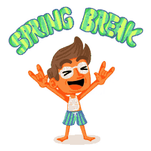 Spring Break Happy GIF - Spring Break Happy Excited GIFs